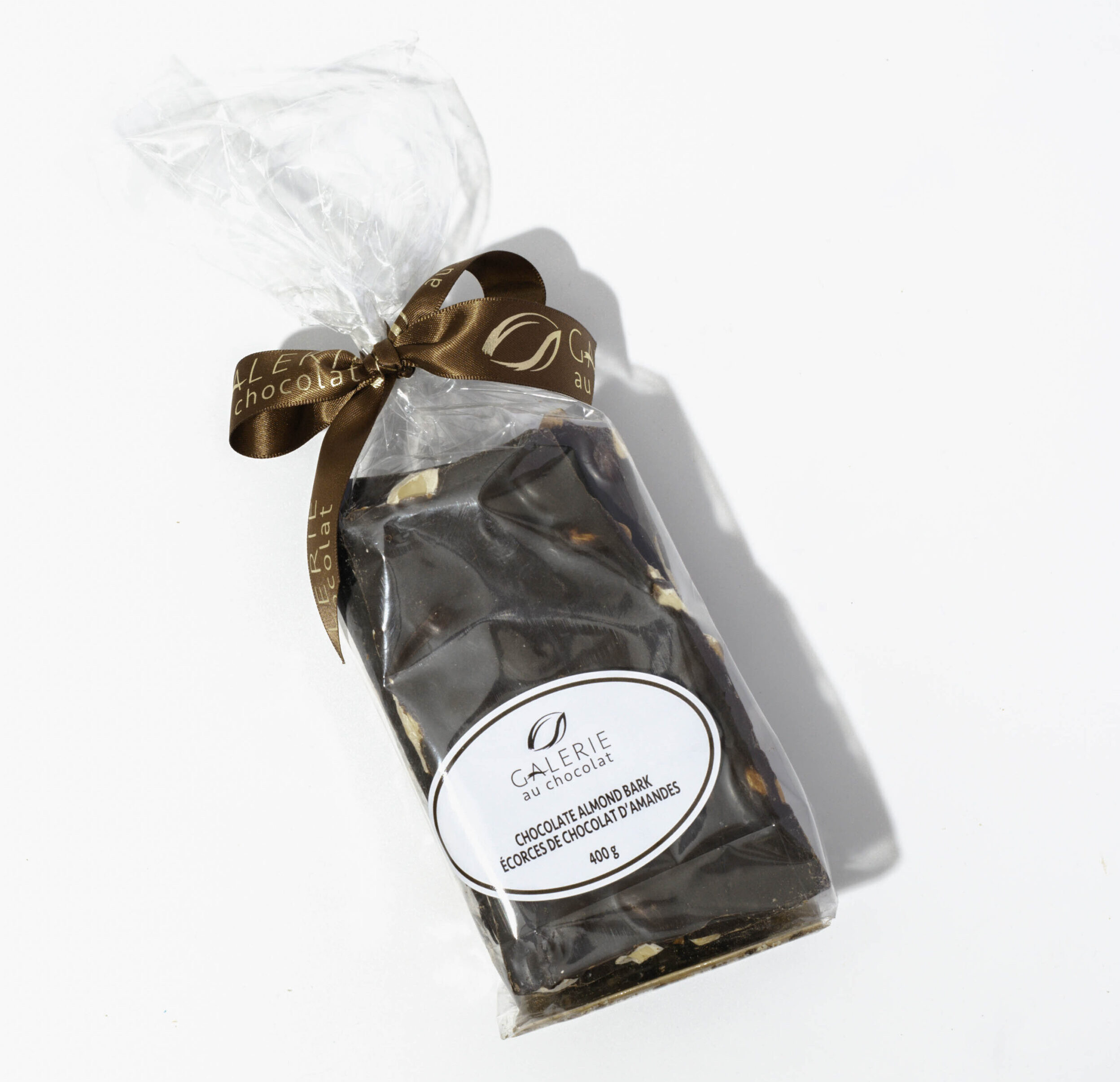Dark Chocolate Almond Bark 400g