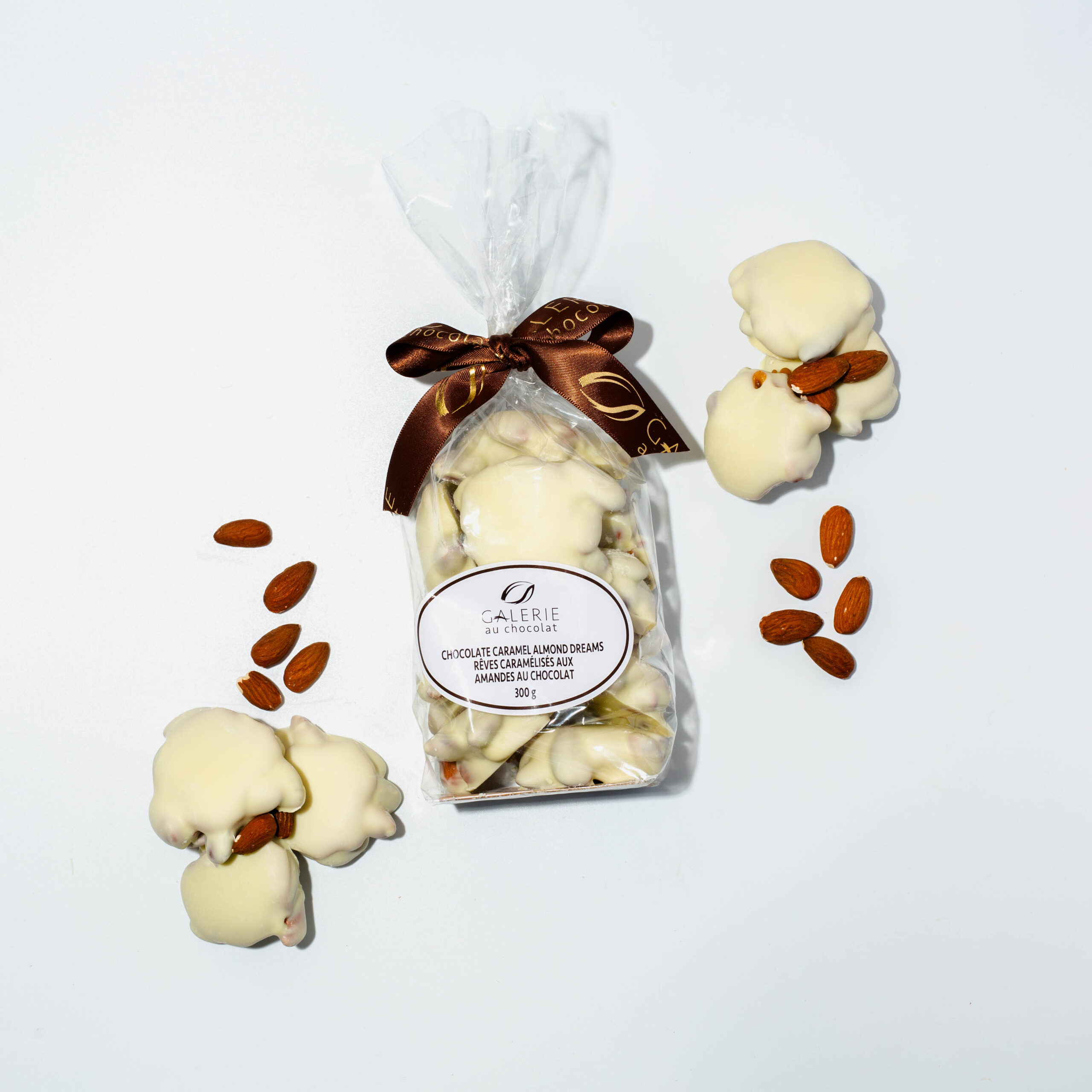 White Chocolate Caramel Almond Dreams 300g