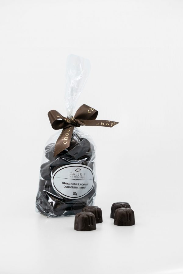 Dark Chocolate Sea Salt Caramels 350g