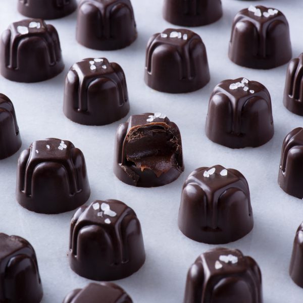 Dark Chocolate Sea Salt Caramels 350g