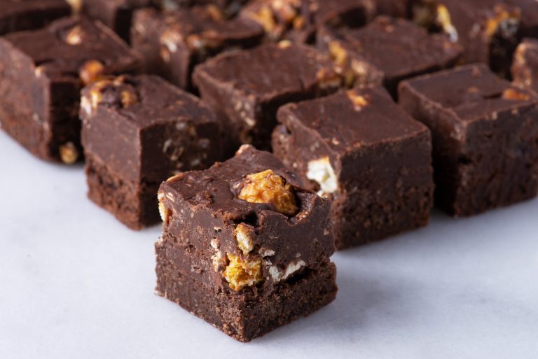 Popcorn Fudge Brownies