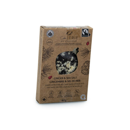 Fairtrade Dark Chocolate Ginger Sea Salt